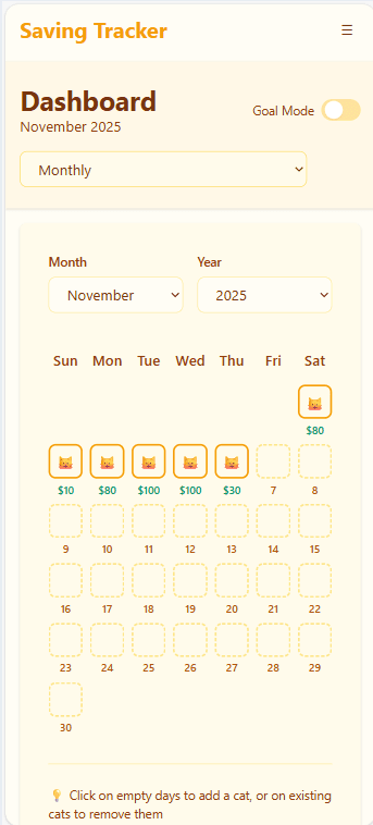 Track Your Monthly Progress